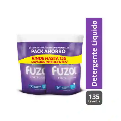 Fuzol Pack Detergente Líquido Suave