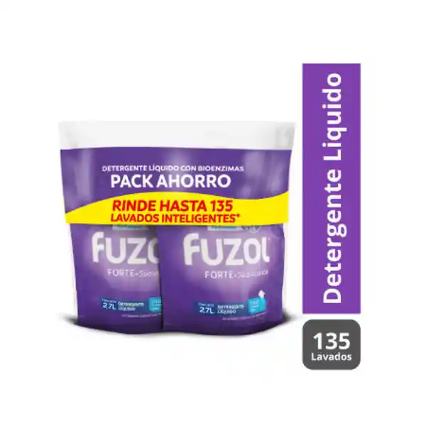 Fuzol Pack Detergente Líquido Suave