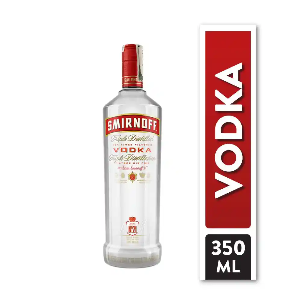 Smirnoff Vodka Triple Destilado Petaca