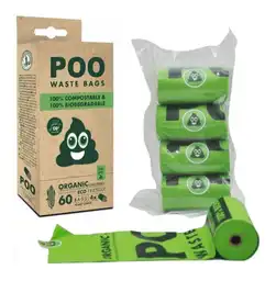 Mpets Bolsa Compostable Poo 100% Verdes