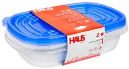 Haus Set Contenedor Cuadrado 950 mL