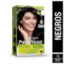 Garnier-Nutrisse Tinte Permanente Para Cabello Ébano Negro 10