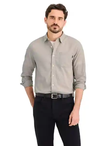 Dockers Camisa Manga Larga Gris M 526690478-V26