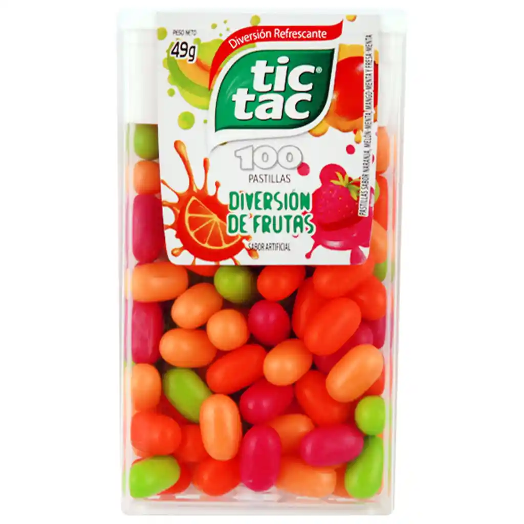 Tic Tac Caramelo T100 Dive Frutas