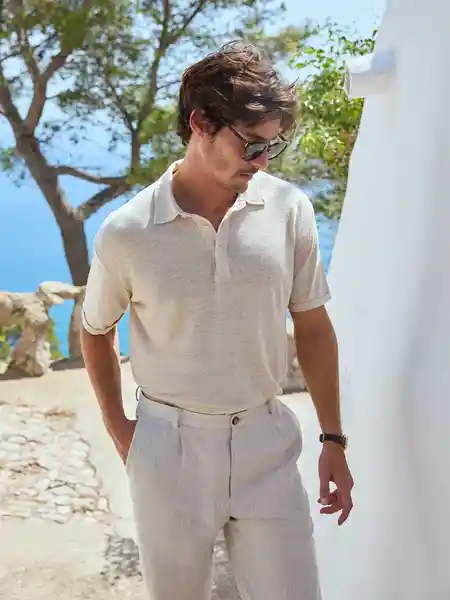 Spavaldi Polera Manga Corta Eliseo Blanco L