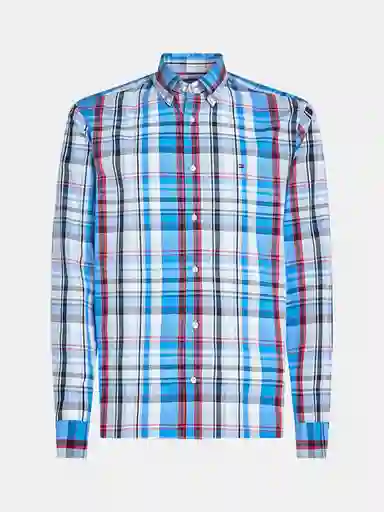 Tommy Hilfiger Camisa Manga Larga Azul M MW0MW39162 V26