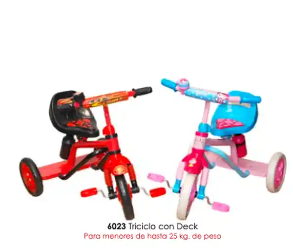 Best House Triciclo Con Deck 6023