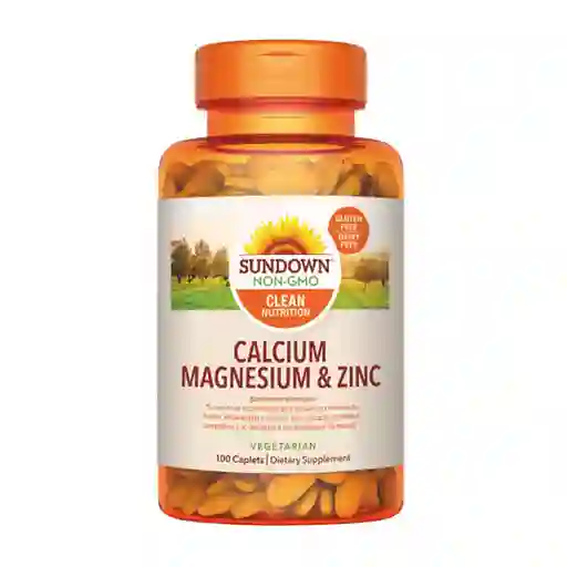 Sundown Naturals Suplemento Dietético Calcio Magnesio Zinc
