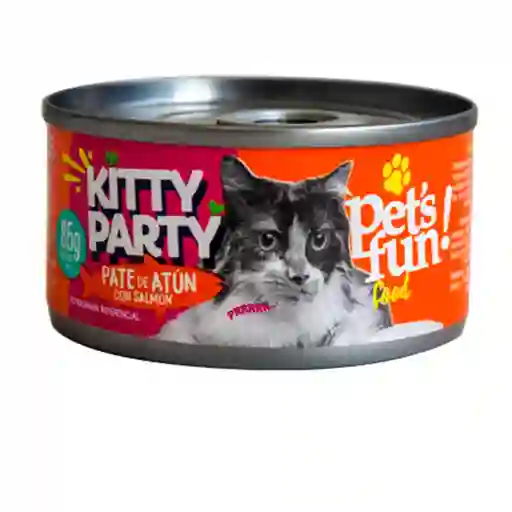 Pets Fun! Paté Atún Con Salmón Para Gato