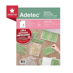 Adetec Kit Para Envasar 10 Hojas 88 x 52 200 g