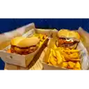2 Sanguches de Pescado Frito+bebida 1,5