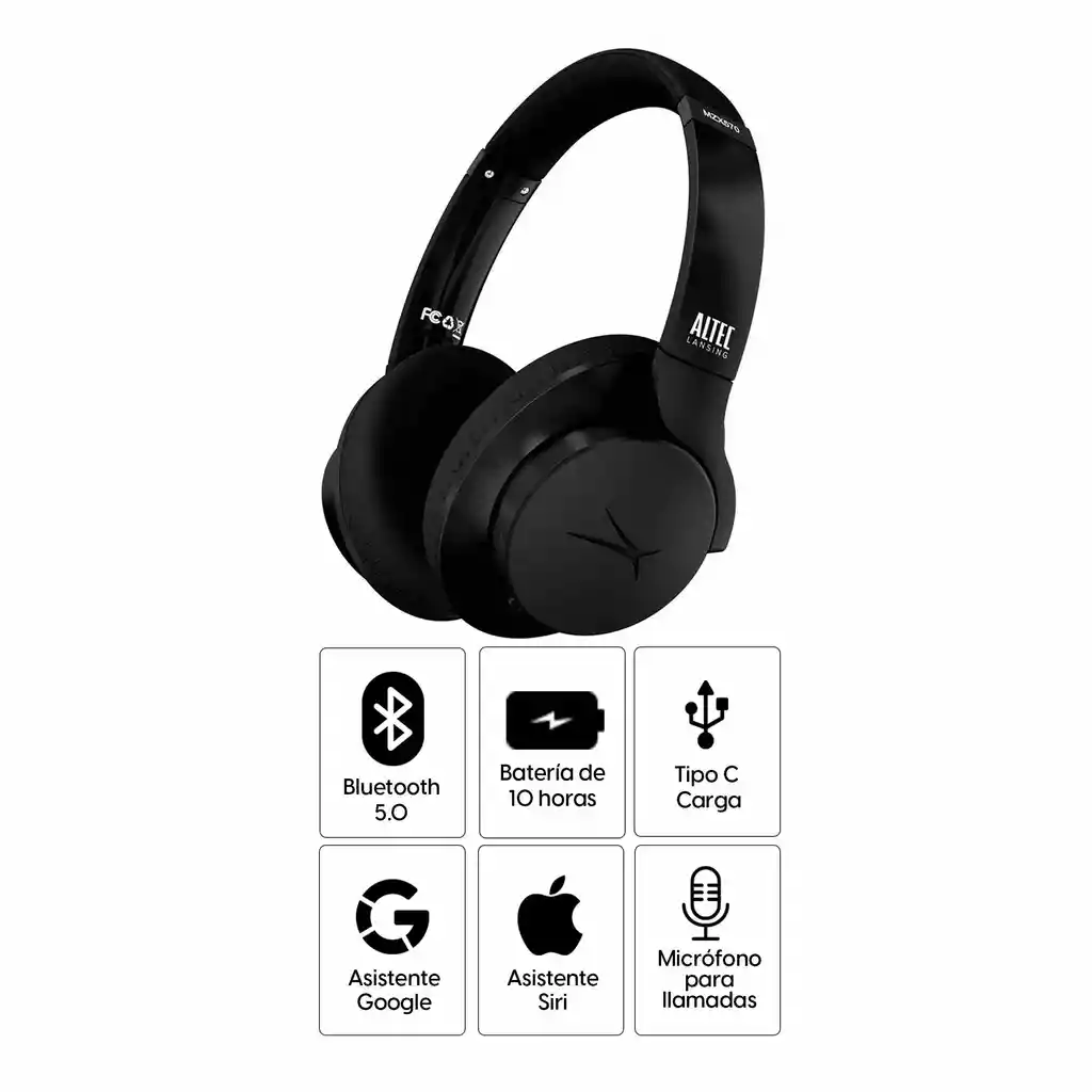 Altec Lansing Audífono Comfort Wireless Black