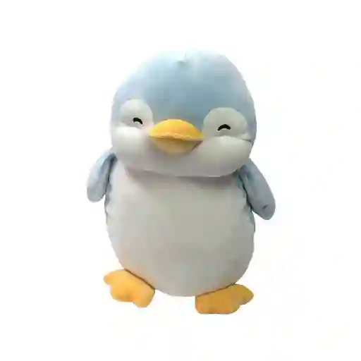 Miniso Peluche Grande De Pinguino Azul 48cm