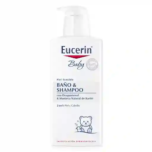 Eucerin Baño y Shampoo Piel Sensible 2 en 1 Baby