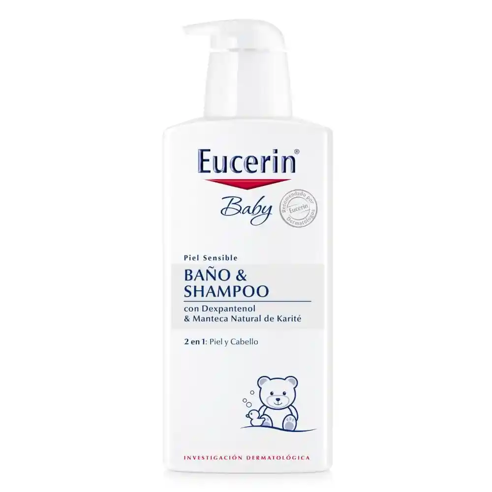 Eucerin Baño y Shampoo Piel Sensible 2 en 1 Baby
