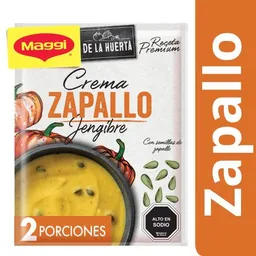 Maggi Crema de la Huerta Premium Sabor a Zapallo y Jengibre