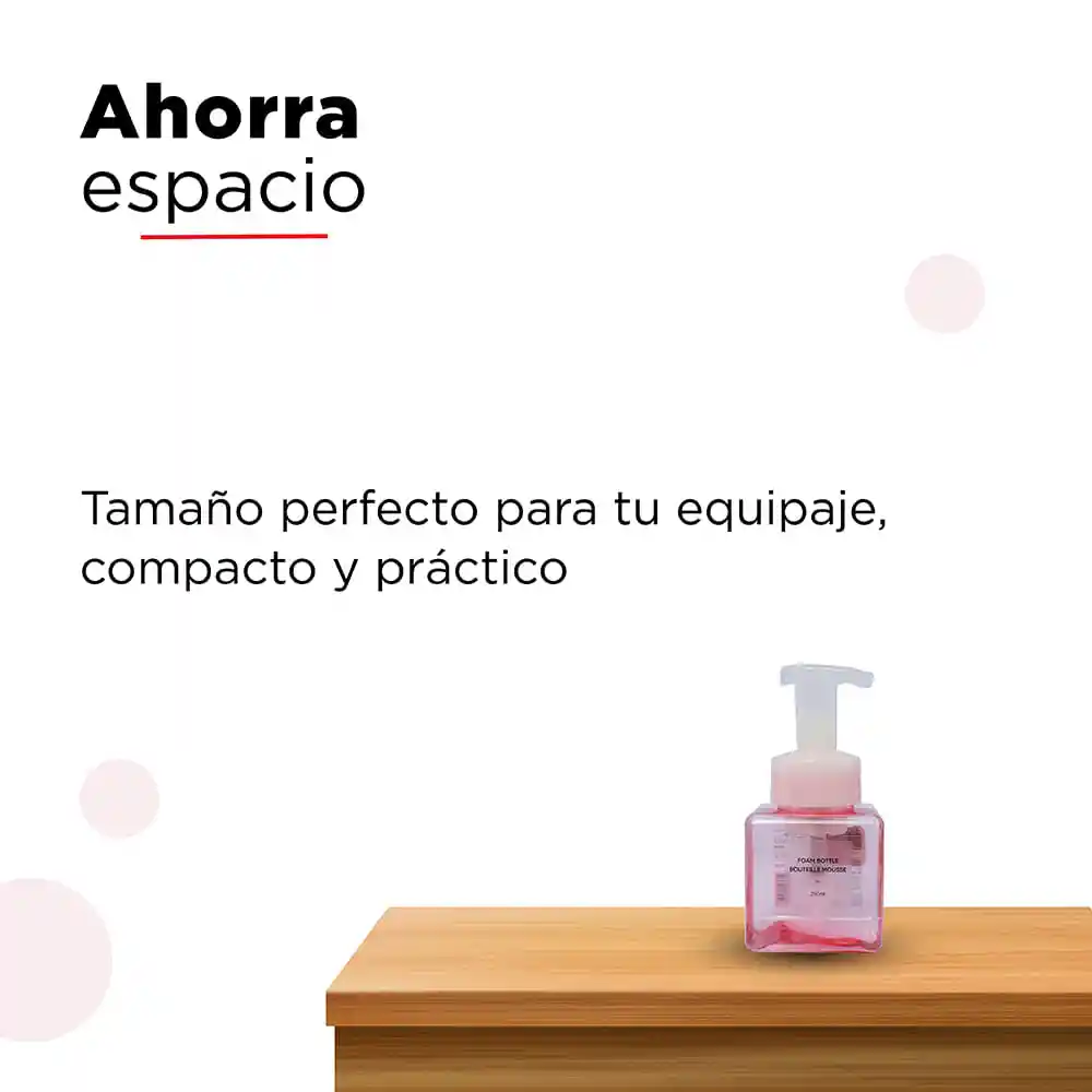 Miniso Botella De Viaje Refill Rosa