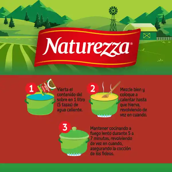 Naturezza Sopa de Costillas con Fideos 