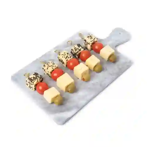 Brochetas Queso Mantecoso