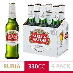 Stella Artois Cerveza Belgium 330cc