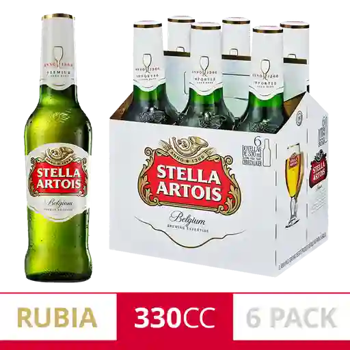 Stella Artois Cerveza Six Pack