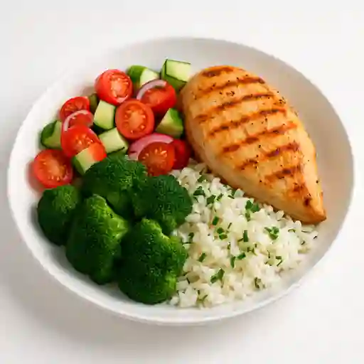 Almuerzo fresco del día para servir