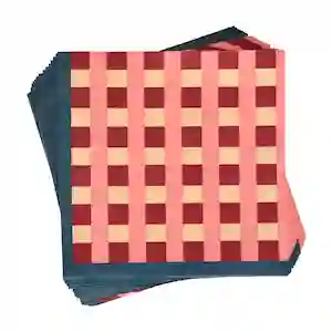 Set Servilletas de Papel Naranja 16.5 x 16.5 cm