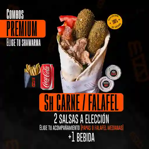 Combo Shawarma Carne / Falafel