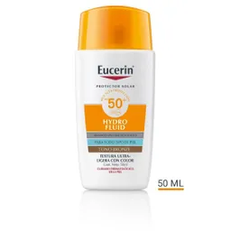 Eucerin Protector Solar Sun Face Hydro Fluid Tono Bronze Spf 50+