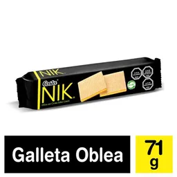 Nik Galletas con Crema Sabor Limón 