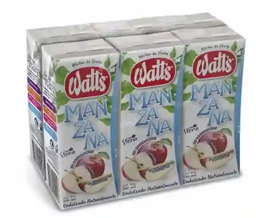 Watt's Pack de Néctar Manzana Light