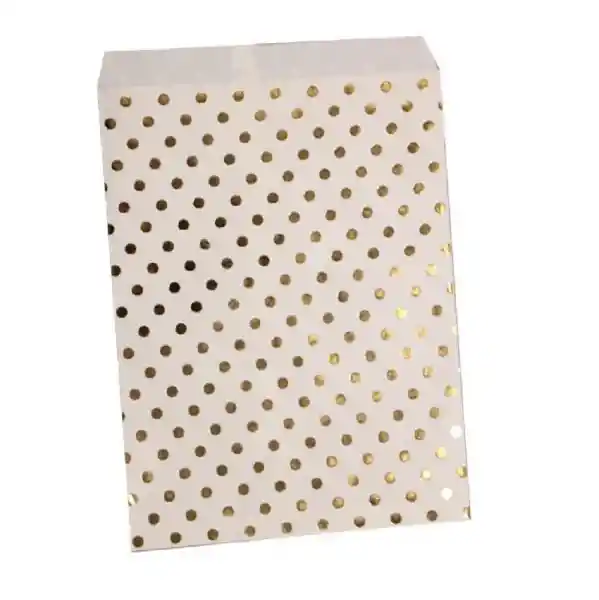 Bolsa de Papel Lunares Dorados