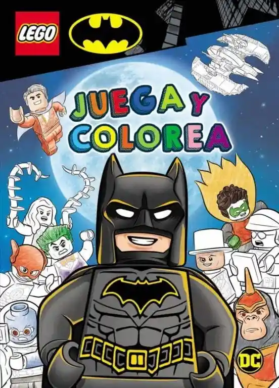 Batman Lego Juega y Colorea - VV.AA