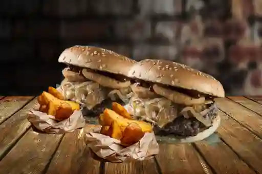 2 Brew Burgers & 2 Papas