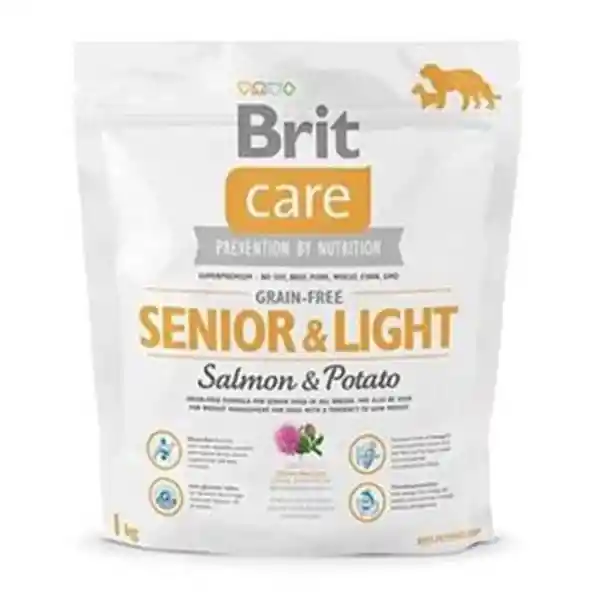 Brit Care Alimento Perro Grain Free Senior Light Salmón