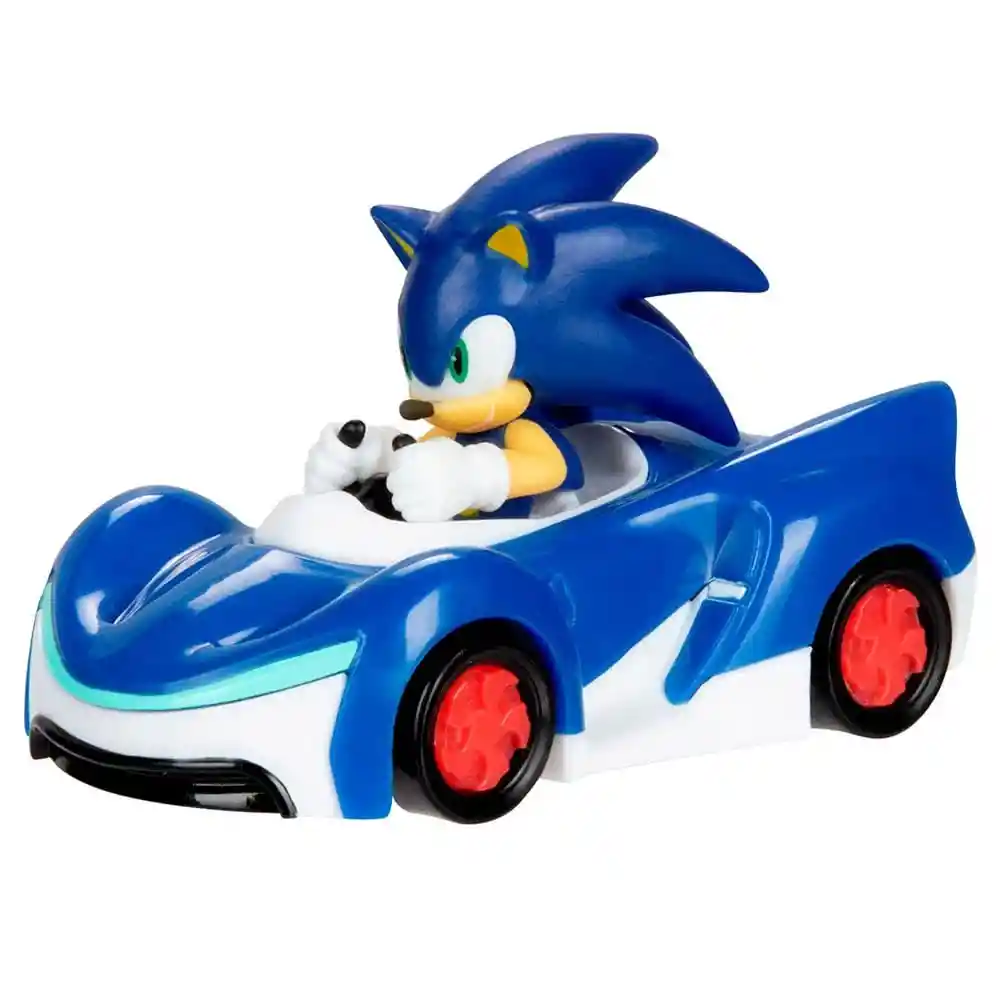 Sonic Figura de Colección Vehículo Metálico