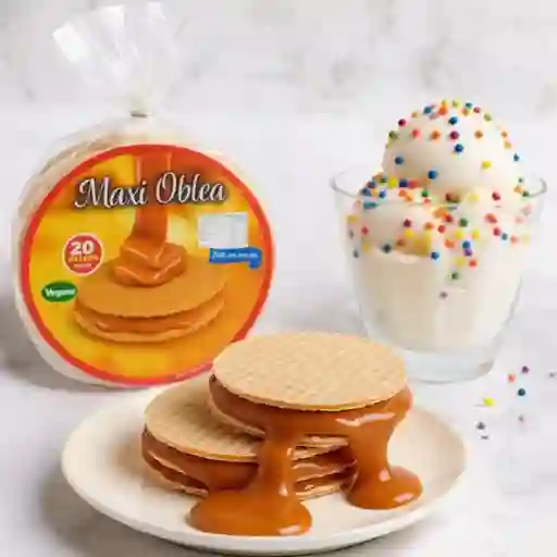 Paquete 20 obleas artesanles