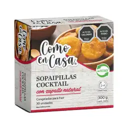 Como en Casa Sopaipillas Cocktail Con Zapallo Congelada