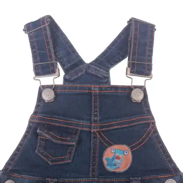 Jardinera Bebe Niño Denim Pillin 24 M