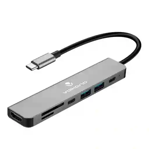 Volkano Adaptador Hub Tipo-C Expand 7 en 1