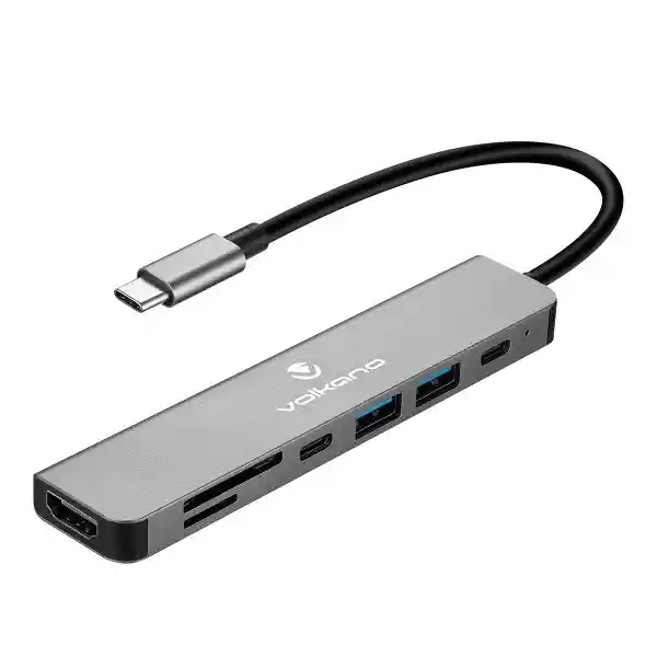 Volkano Adaptador Hub Tipo-C Expand 7 en 1