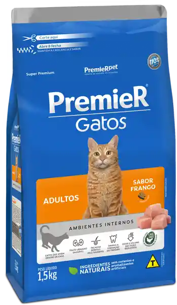 Premier Pet Alimento Gato Adulto 1,5 Kg