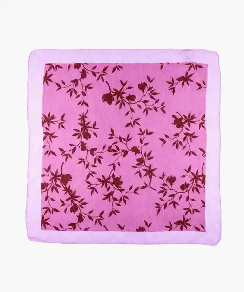 Lounge Bandana Relounge Flores Con Hojas Morado