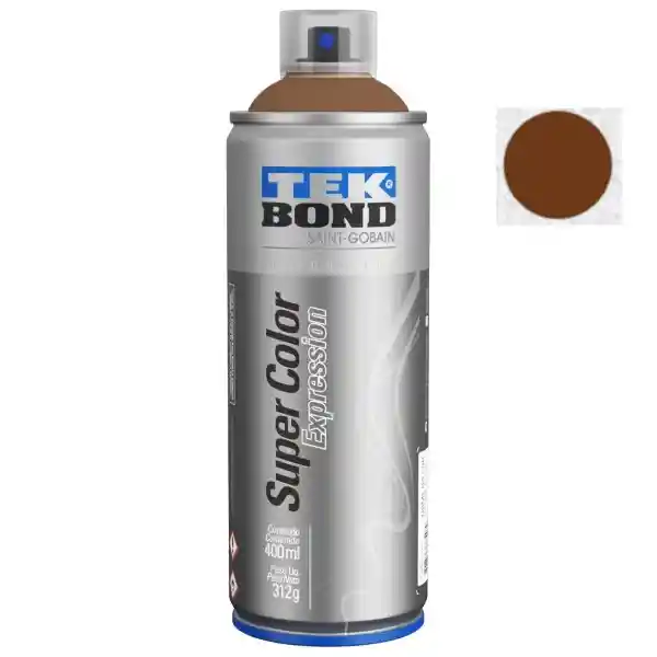 Tek Bond Pintura Expression en Aerosol Spray Ebony Brown