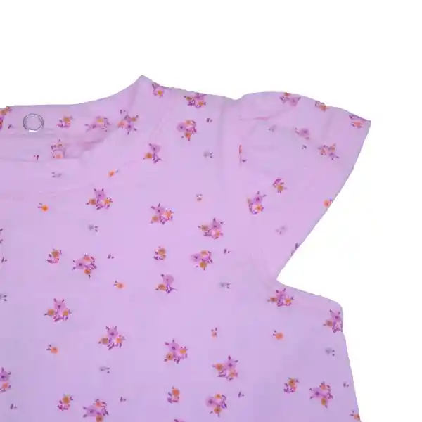 Polera Bebe Niña Rosado Pillin 6 M