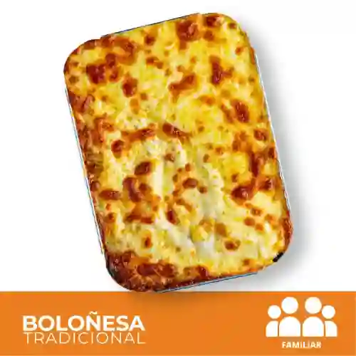 Boloñesa Familiar + Pancitos de Ajo