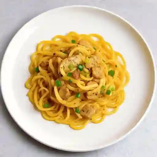 Diente de dragón con cerdo