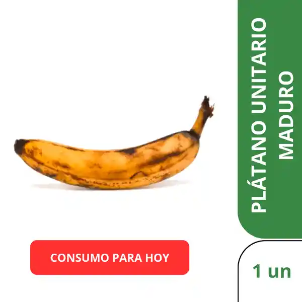 Platano Maduro Unidad (consumo Hoy)