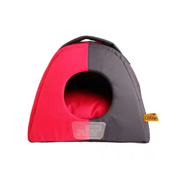 Gigwi Cama Iglu Gris Rosado Small