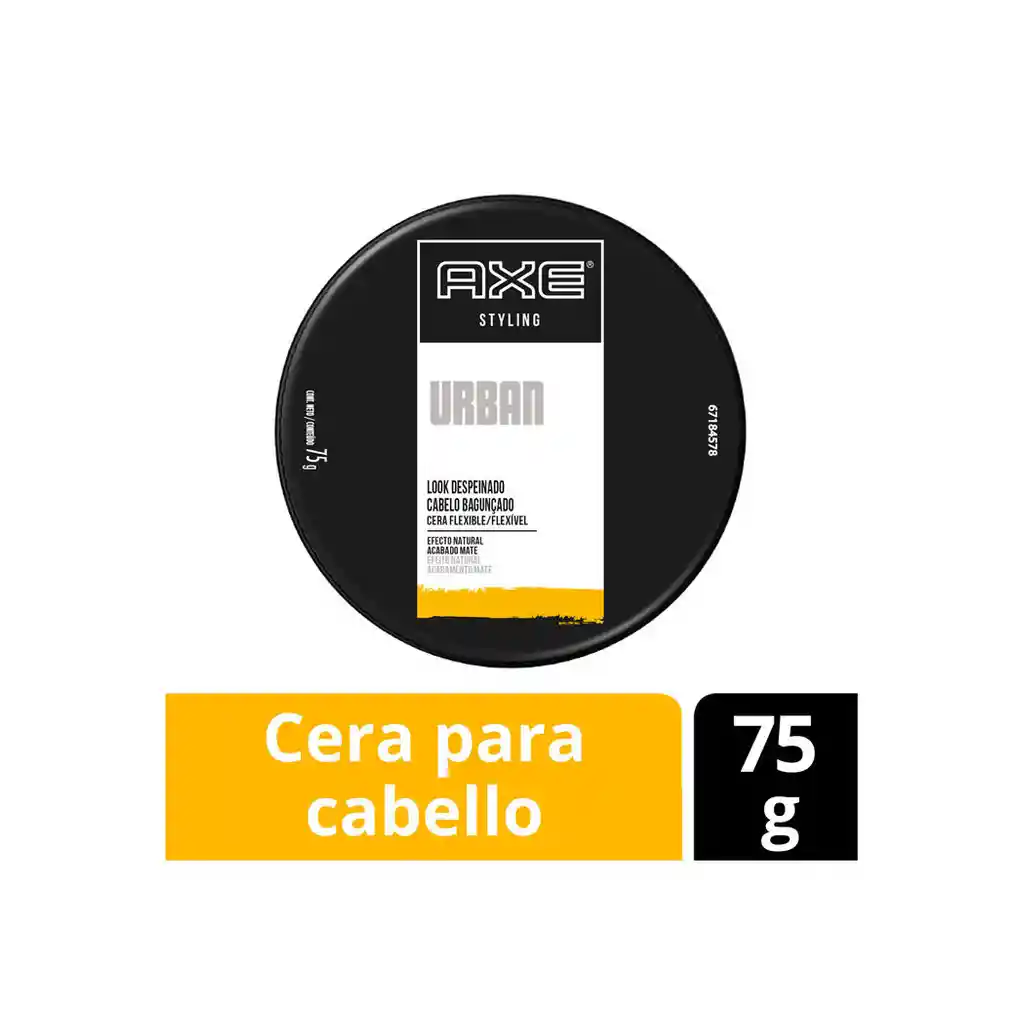 Axe Cera Flexible para Cabello Urban Look Despeinado 